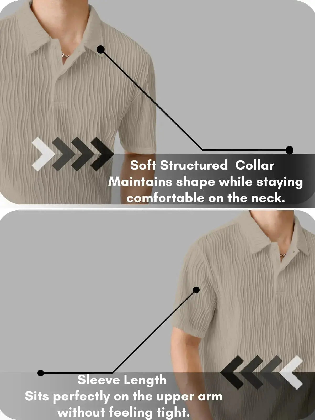 Leriya Fashion Cotton T-Shirt for Men – Soft Breathable Fabric | Regular Fit Half Sleeve Collar Tee for Summer Casual Wear (Available in Plus Size) Solora