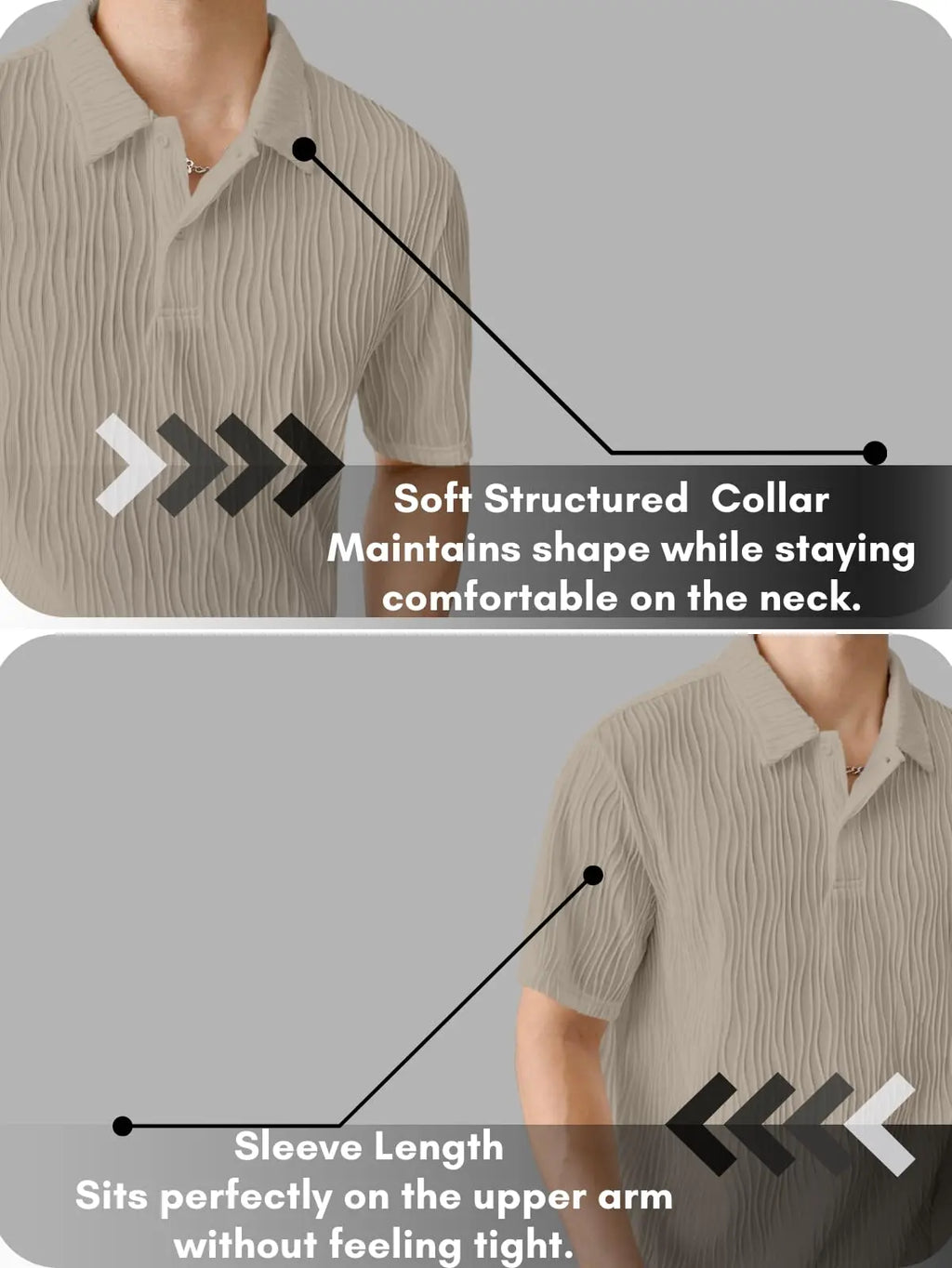 Leriya Fashion Cotton T-Shirt for Men – Soft Breathable Fabric | Regular Fit Half Sleeve Collar Tee for Summer Casual Wear (Available in Plus Size) Solora