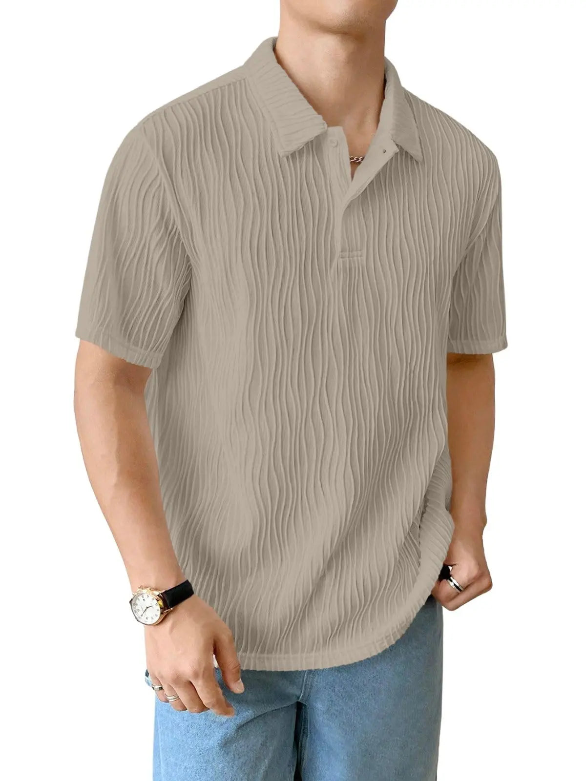 Leriya Fashion Cotton T-Shirt for Men – Soft Breathable Fabric | Regular Fit Half Sleeve Collar Tee for Summer Casual Wear (Available in Plus Size) Solora