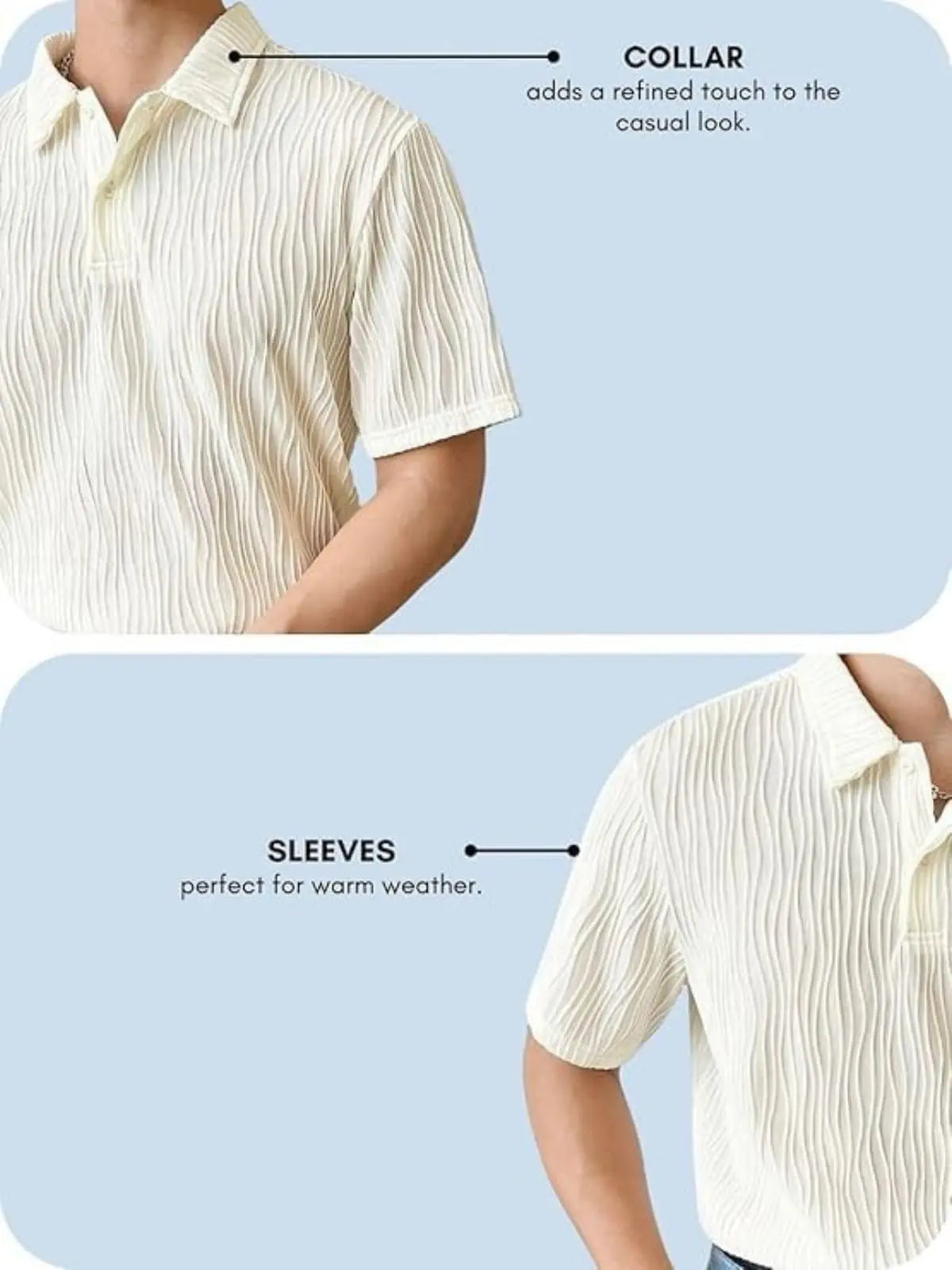 Leriya Fashion Cotton T-Shirt for Men – Soft Breathable Fabric | Regular Fit Half Sleeve Collar Tee for Summer Casual Wear (Available in Plus Size) Solora