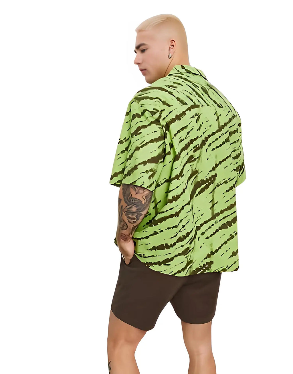 Rich Cotton Fabric Printed Shirt for Men | Summer Shirt for Men | Lightweight Textured Fabric | Spread Collar, Short Sleeves, Relaxed Fit | Perfect for Daily & Weekend Wear Solora