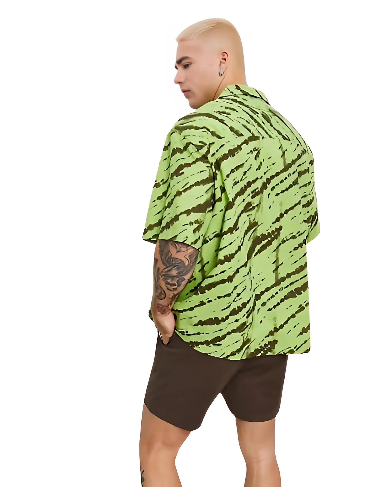 Rich Cotton Fabric Printed Shirt for Men | Summer Shirt for Men | Lightweight Textured Fabric | Spread Collar, Short Sleeves, Relaxed Fit | Perfect for Daily & Weekend Wear Solora