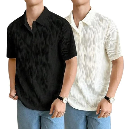 Leriya Fashion Cotton T-Shirt for Men – Soft Breathable Fabric | Regular Fit Half Sleeve Collar Tee for Summer Casual Wear (Available in Plus Size) Solora