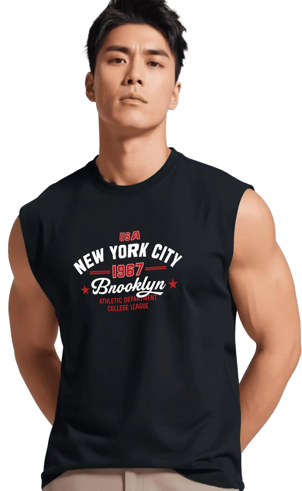 JUARI BE A GENTLEMAN Men's Sleeveless Tank Top – Premium Cotton Blend Muscle Fit Gym Vest | Casual Summer Workout Shirt | Breathable & Lightweight Fitness Wear for Bodybuilding, Running & Daily Use Solora