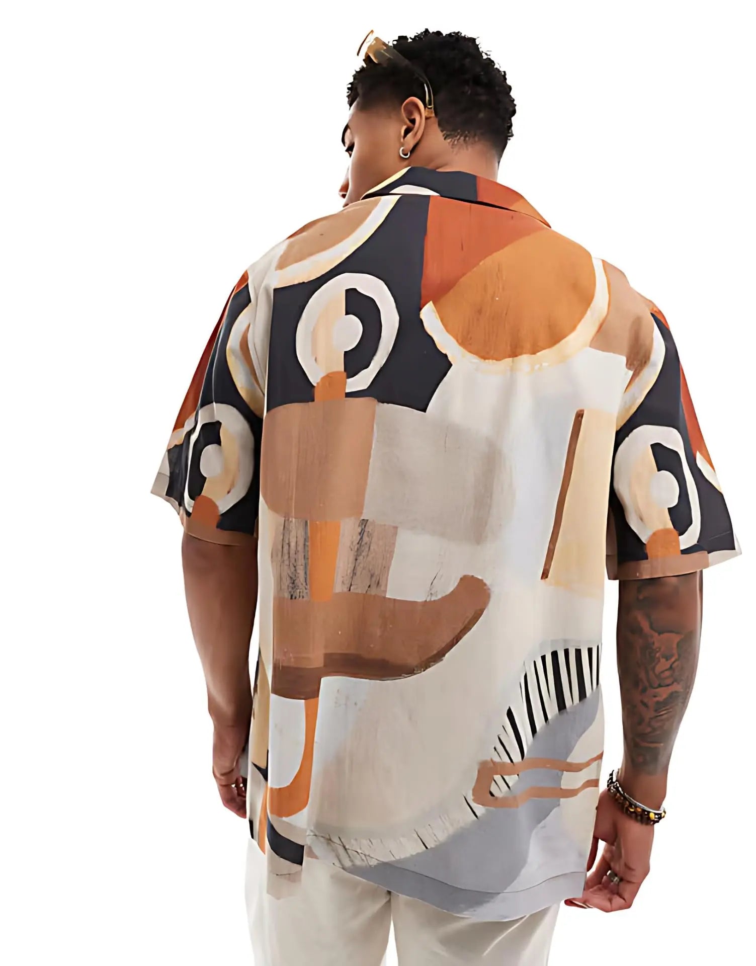 Rich Cotton Fabric Printed Shirt for Men | Summer Shirt for Men | Lightweight Textured Fabric | Spread Collar, Short Sleeves, Relaxed Fit | Perfect for Daily & Weekend Wear Solora