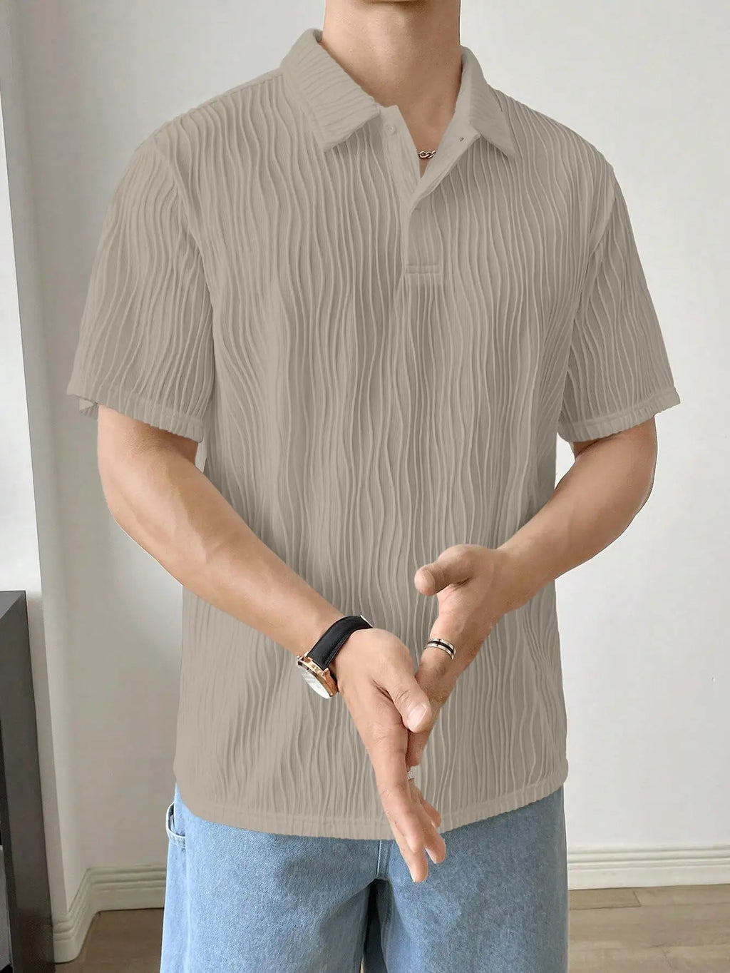 Leriya Fashion Cotton T-Shirt for Men – Soft Breathable Fabric | Regular Fit Half Sleeve Collar Tee for Summer Casual Wear (Available in Plus Size) Solora