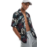 Rich Cotton Fabric Printed Shirt for Men | Summer Shirt for Men | Lightweight Textured Fabric | Spread Collar, Short Sleeves, Relaxed Fit | Perfect for Daily & Weekend Wear Solora