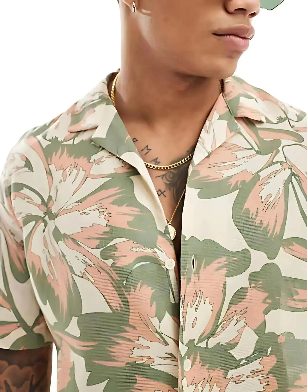 Rich Cotton Fabric Printed Shirt for Men | Summer Shirt for Men | Lightweight Textured Fabric | Spread Collar, Short Sleeves, Relaxed Fit | Perfect for Daily & Weekend Wear Solora