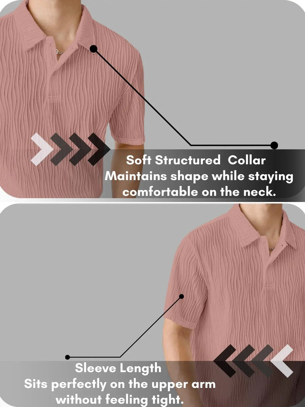 Leriya Fashion Cotton T-Shirt for Men – Soft Breathable Fabric | Regular Fit Half Sleeve Collar Tee for Summer Casual Wear (Available in Plus Size) Solora