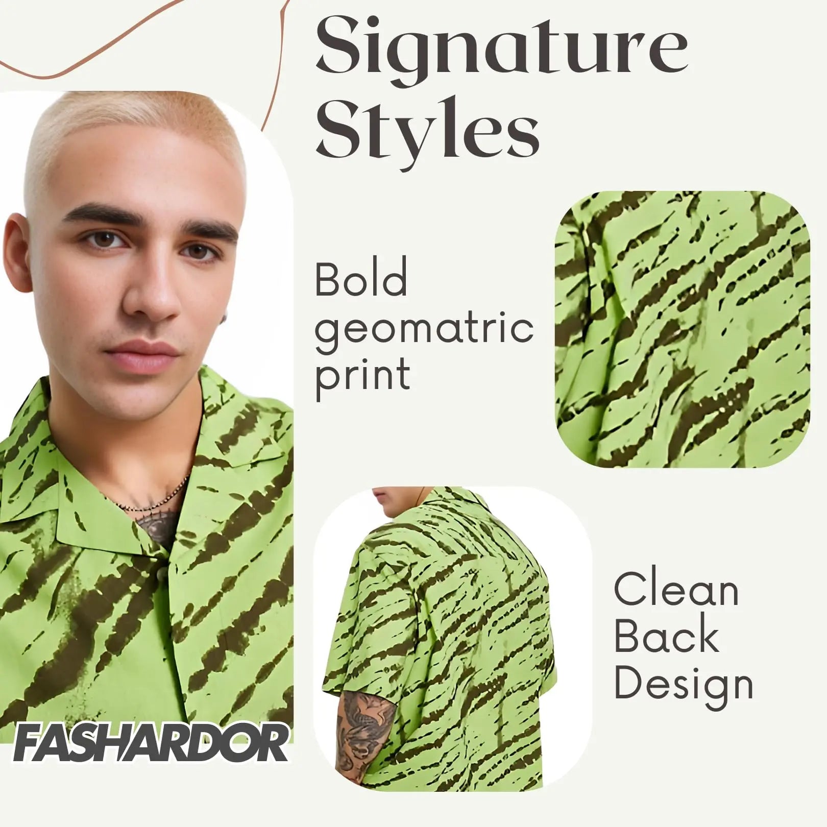 Rich Cotton Fabric Printed Shirt for Men | Summer Shirt for Men | Lightweight Textured Fabric | Spread Collar, Short Sleeves, Relaxed Fit | Perfect for Daily & Weekend Wear Solora