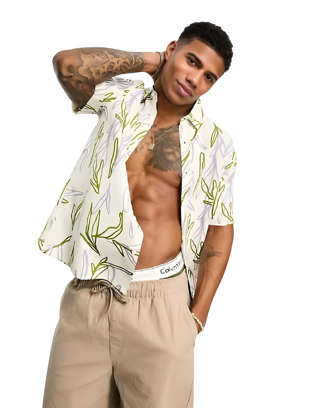 Rich Cotton Fabric Printed Shirt for Men | Summer Shirt for Men | Lightweight Textured Fabric | Spread Collar, Short Sleeves, Relaxed Fit | Perfect for Daily & Weekend Wear Solora